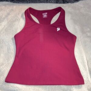 Peloton Cropped Racerback Tank Top, Small